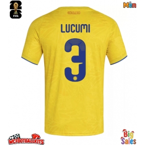 Colombia Jhon Lucumi #3 Replica Home Stadium Shirt World Cup 2026 Short Sleeve